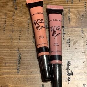 Bundle 2 NEW Sealed L.A Colors Blush Up Cheek & Lip Cream Marvelous & Nude Glow